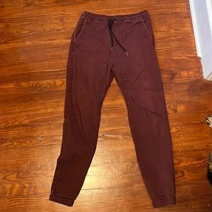 Maroon joggers